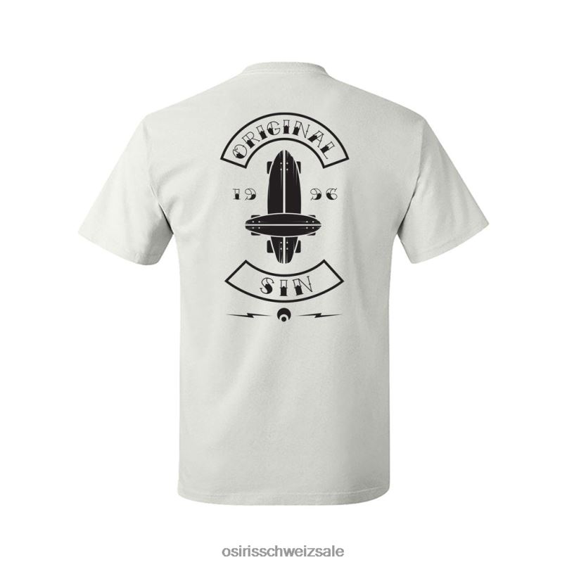 Erbsünde-Taschen-T-Shirt unisex Weiss F62J033 Osiris T-Shirt