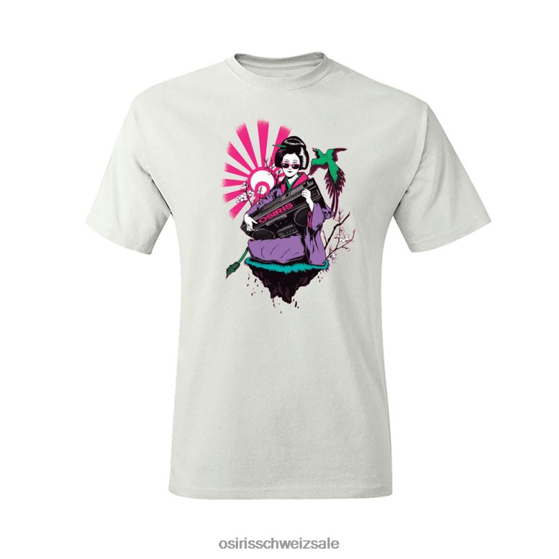 Geisha-T-Shirt unisex Weiss F62J028 Osiris T-Shirt
