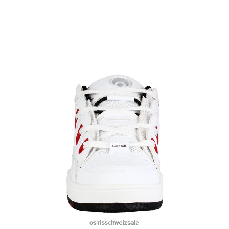 d3 og unisex weiß/rot/schwarz F62J06 Osiris Schuh